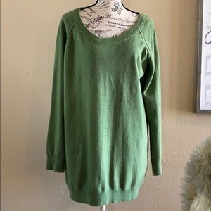 Inhabit Crew Neck Cashmere Green Sweater